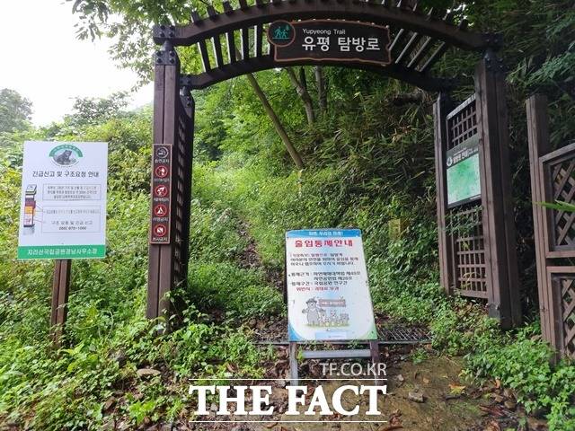 지리산 유평 탐방로 통제/지리산국립공원경남사무소 제공