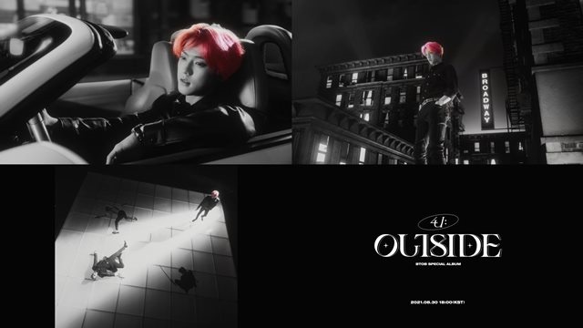 그룹 비투비가 23일 0시 비투비 공식 유튜브 채널과 SNS에 신곡 Outsider(아웃사이더)의 이민혁 뮤직비디오 개인 티저를 게재했다. /큐브 엔터테인먼트 제공