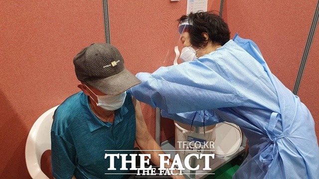 봉화군의 백식접종률이 70%에 육박했다./봉화군 제공