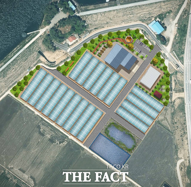 내수면 양식단지 조감조./부여군 제공