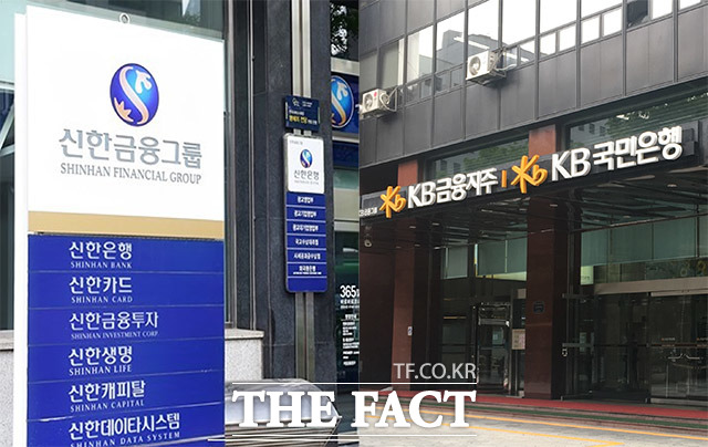 올해 2분기 5대 은행(KB국민·신한·하나·우리·NH농협) 중 KB국민은행과 신한은행의 민원이 가장 많이 접수됐다. /더팩트DB