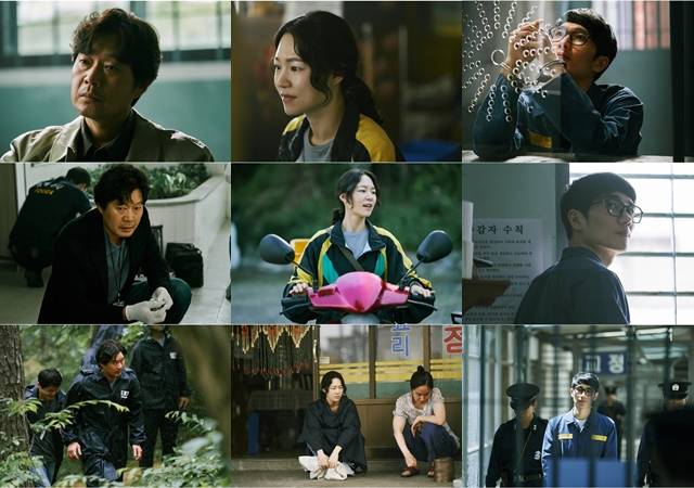 홈타운은 믿고 보는 배우 유재명 한예리 엄태구(왼쪽 부터)와 장르물의 만남으로 많은 관심을 모았다. /tvN 제공