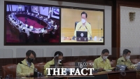  화상 국무회의 주재하는 김부겸 총리 [포토]