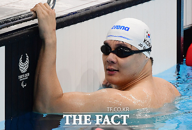 이날 최선을 다한 조기성은 5위로 터치패드를 찍었다. /도쿄=사진공동취재단