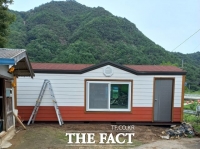  울진군, 주택화재 피해가구 임시거소 지원