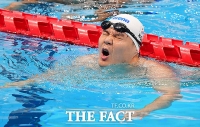  '리우 3관왕' 조기성, 주종목 자유형 100m 5위...2연패 실패 [TF사진관]