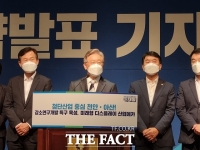  이재명 '천안·아산, 디스플레이와 소부장 분야 세계 최고 도시로 육성'·