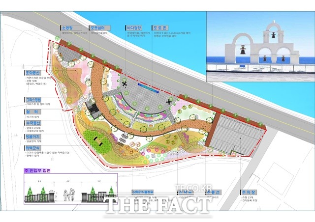 남해바다정원 계획도/남해군 제공