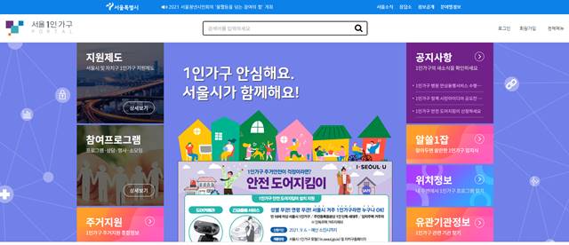 서울시가 1인 가구를 위한 병원동행 서비스를 11월부터 시작한다고 밝혔다. /서울1인가구 포털사이트 캡처