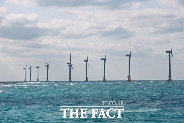 상업용 해상풍력발전 단지 전경/한국남동발전 제공