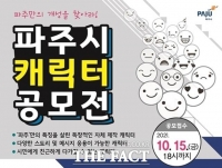  파주시, 캐릭터 공모...'파주만의 개성을 찾아라!'