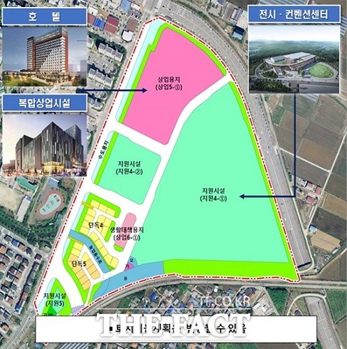 충북개발공사가 추진하는 오송컨벤션센터 일대 건립계획. / 충북도 제공