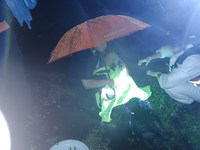  제주경찰, 생활지원사 신고로 태풍으로 곶자왈에서 쓰러진 70대 노인 신속구조