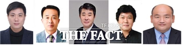 제38회 천안시민의 상 수상자. 왼쪽부터 이강현, 김종식, 한남교, 성기만, 윤종환 수상자. / 천안시 제공