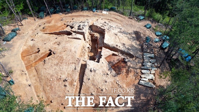 합천 삼가고분군 52호분 모습/합천군 제공