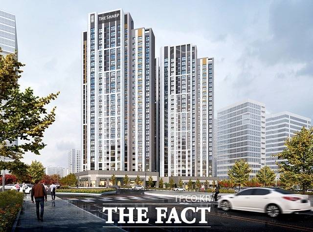 포스코건설이 7일 대전서 ‘더샵 도안트위넌스’의 견본주택을 개관하고 본격적인 분양 접수에 나선다. ‘더샵 도안트위넌스’ 투시도. / 포스코건설 제공