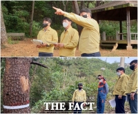  권장현 서부지방산림청장, 소나무재선충병 방제현장 점검