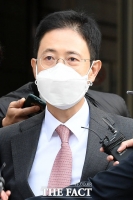  영장심사 마친 '고발사주 의혹' 손준성 검사 [포토]