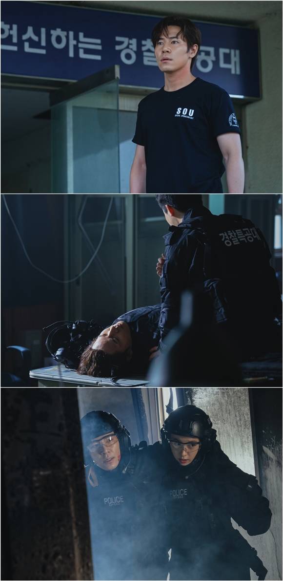 이규형이 티빙 오리지널 해피니스에서 한효주의 경찰특공대 동료로 특별 출연한다. /tvN 제공