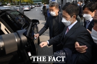  '고발사주' 손준성, 입건 55일 만에 공수처 출석