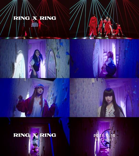 미스틱스토리 1호 걸그룹 빌리가 신곡 RING X RING 뮤직비디오 티저를 공개했다. /미스틱스토리 제공