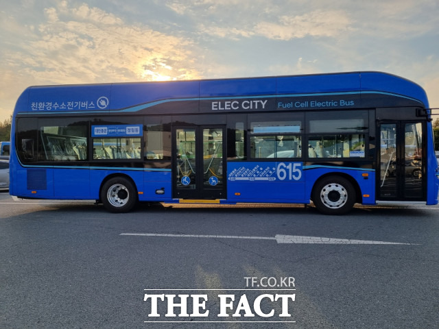 대전시는 수소버스를 본격 운행한다고 밝혔다. / 대전시 제공