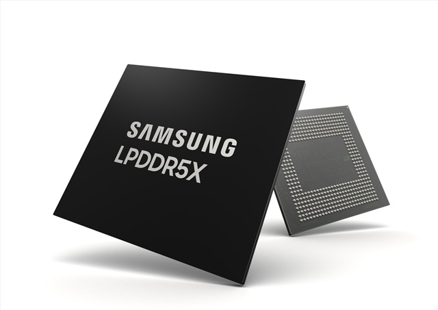 삼성전자가 업계 최초로 LPDDR5X D램을 개발했다. LPDDR5X D램은 14나노 공정 기반으로 5G, AI, 메타버스 등 미래 첨단 산업에 최적화된 메모리 솔루션이다. /삼성전자 제공