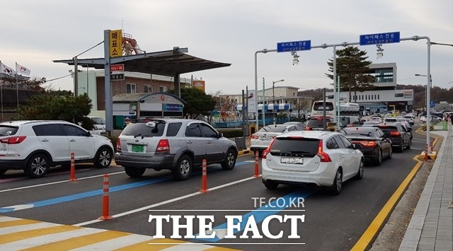 임진각관광지 주차장 입구/파주시 제공