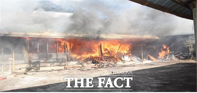 이날 오후 12시 29분쯤 달성군 유가읍 음리의 한 주택에서 불이 나 소방서 추산 696만원의 재산피해가 났다. 화재현장./대구달성소방서 제공