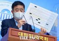  尹 장모 검찰 진술 공개한 강득구, '도이치모터스 제3자 뇌물죄' 수사 촉구 [TF사진관]