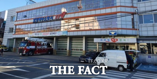 포항과 안동에서 공장·차량 화재가 잇따라 소방당국이 진화작업을 펼쳤다. 사진은 포항 북부소방서 전경. /포항=황진영 기자