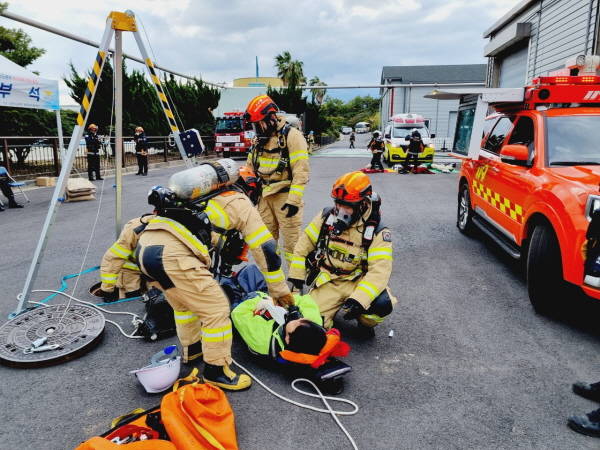2021년도 4분기 위기대응 현장훈련./제주도 제공