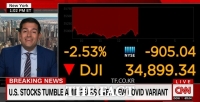  뉴욕증시, 남아공 변이 공포에 급락…다우 2.53%↓