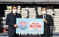  안산시, 안산열관리협회 자원봉사회로부터 쌀 100포 기탁 받아