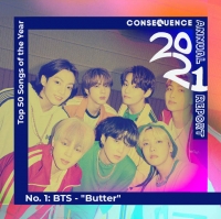  방탄소년단 'Butter', 美 컨시퀀스오브사운드 '올해의 노래'