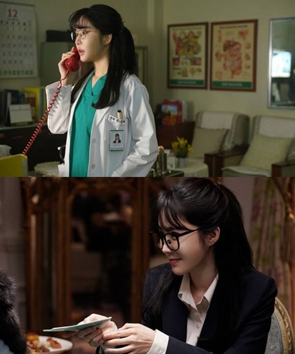 유인나가 JTBC 새 토일드라마 설강화 강청야 역을 맡아 외과의사로 변신했다. 제작진은 극에서 새로운 변곡점을 불러일으킬 인물이라고 소개해 관심을 모았다. /드마하우스스튜디오, JTBC스튜디오 제공
