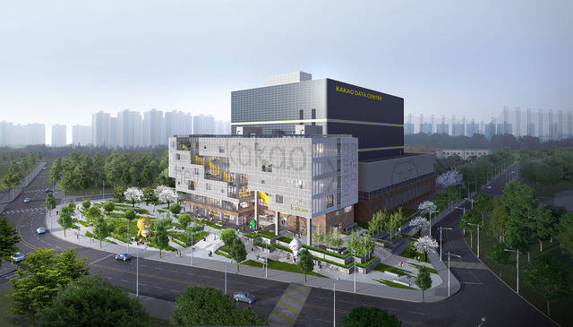 카카오가 한양대학교 에리카 캠퍼스 안에 데이터센터를 건설한다. 사진은 카카오 데이터센터 조감도. /카카오 제공