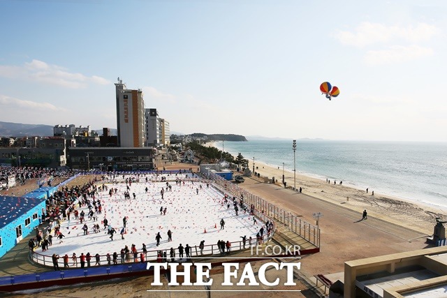 대천해숙욕장 머드광장 스케니트 테마파크장 모습. /보령시청 제공