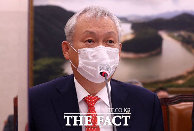 정영채 NH투자증권 대표이사는 20일 서울중앙지검에서 옵티머스 관련 사기·배임 고발에 대한 무혐의 처분 통보를 받았다고 밝혔다. /더팩트 DB