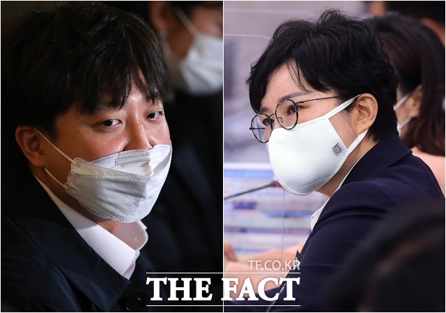 이준석 국민의힘 대표가 조수진 최고위원을 향해 더 큰 문제 만들기 전에 거취표명하라고 압박에 나섰다. 이 대표는 이날 오후 4시, 예정에 없던 기자회견을 예고했다. 지난 20일 서울 여의도 국회에서 열린 중앙선거대책위원회의에서 발언을 하고 있는 이 대표. /이선화 기자