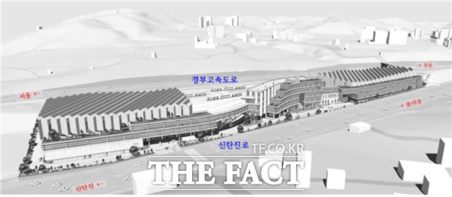 도시철도2호선 트램의 연축차량기지 건축 설계공모 당선작. / 대전시 제공