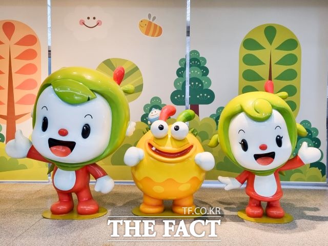 아토피센터 내에 설치된 캐릭터 조형물./ 수원시 제공