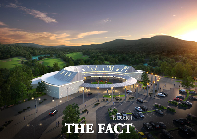 홍성군 장곡 골프장 클럽하우스 조감도. /홍성군 제공