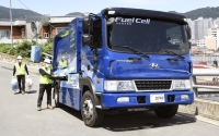  현대차그룹, 세계 최초 '수소청소트럭' 실증 운행 영상 공개