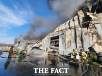  아산 귀뚜라미 보일러 공장 화재로 85억원 재산 피해