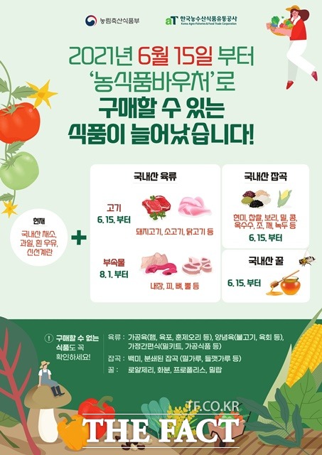 청양군이 3년 연속 농식품 바우처 지원사업을 추진한다/ 청양군청 제공