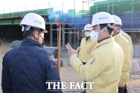  허태정 대전시장, 중대재해처벌법 시행 첫날 건설공사장 점검