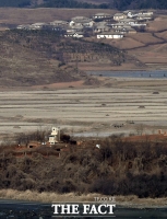  북한 미사일 발사에도 고요한 개풍군 마을 [포토]