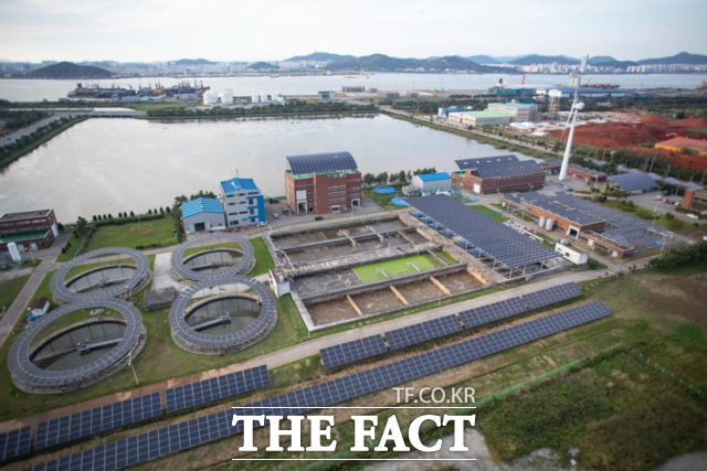 환경기초시설 탄소중립프로그램 설치 현장 사진/전남=홍정열 기자