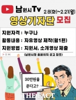  2022년 남원시TV 상반기 '영상기자단' 모집